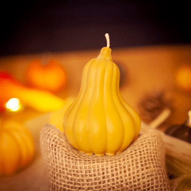 Pumkin Shape - Bougie d'automne citrouille à la cire végétale