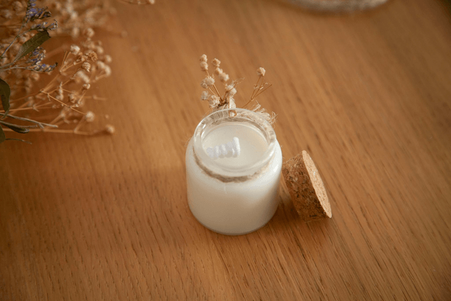 Bougie évènement | Bougie mariage | Bougie végétale parfumée | Mini pot liège 