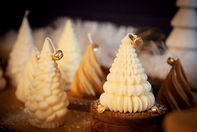 Bougie noël - Bougie sapin - Snow tree