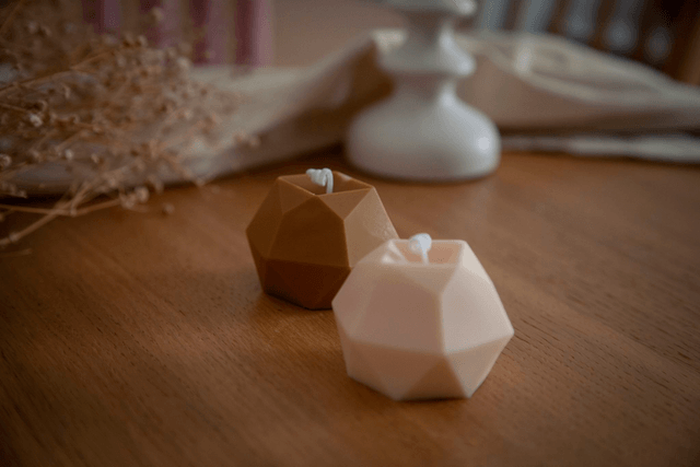 Bougie végétale | Apple Shape | Décoration minimaliste | Bougie parfumée naturelle
