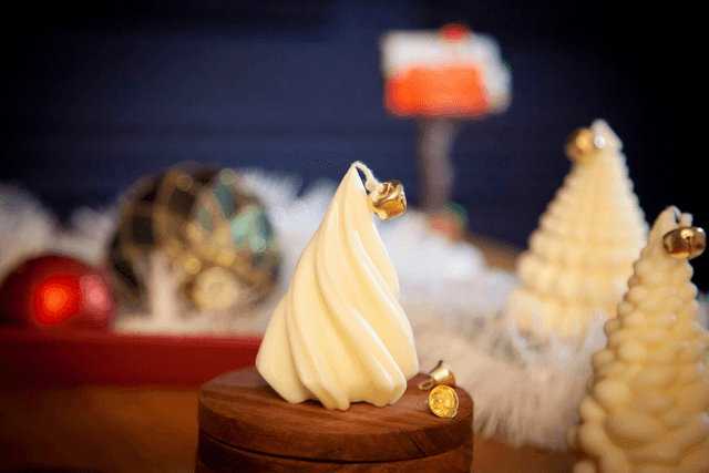 Bougie de noël - sapin de noël - bougie sapin - Wavy tree