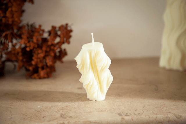 Bougie parfumée design & décoration | Wavy Candle | bougie végétale | décoration style minimaliste