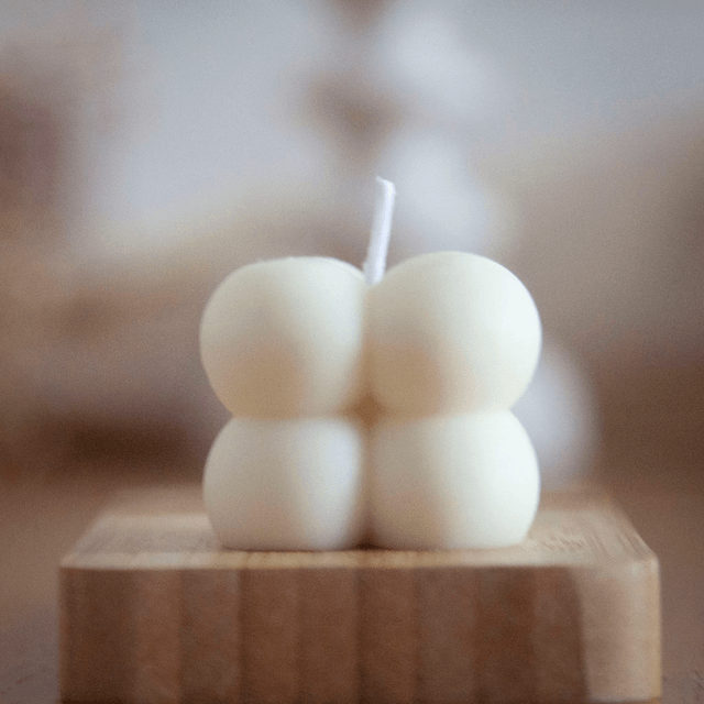 Mini bubble Bougie évènement | bougie invité | bougie végétale naturelle | bougie parfumée design