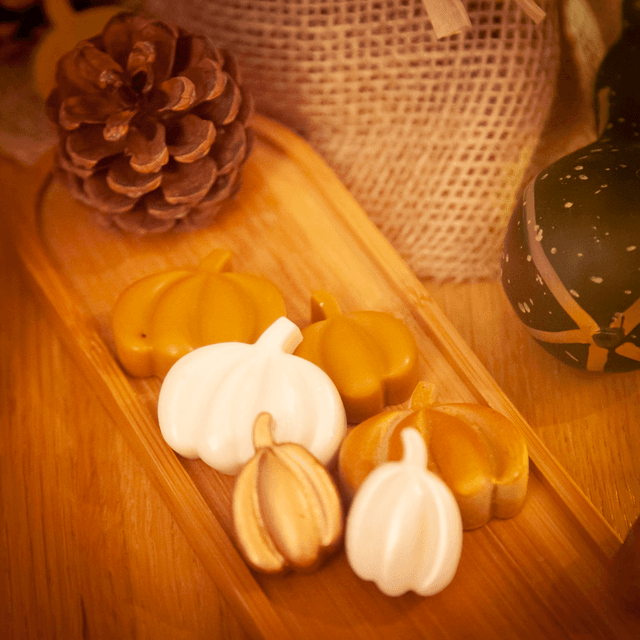 Fondants citrouille à la cire végétale